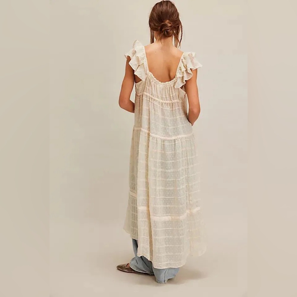 RARE Free People Micah maxi top/dress - Picture 5 of 7
